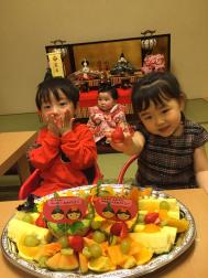 ひな祭りにカットフルーツ！